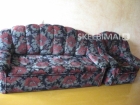 Dvivietė sofa-lova ir fotelis