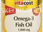 Omega-3 žuvų taukai citrinų skonio 1000mg. Pakuotėje 150 kapsulių.