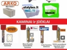 StatybiniaI Blokeliai, Surenkami kaminai, Putplastis, Surenkama perdanga