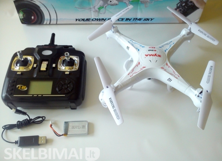 Naujas originalus dronas SYMAx5C SU HD VIDEO KAMERA
