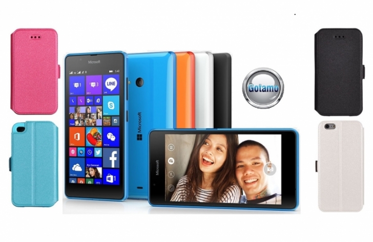 Slim Diary dėklai Microsoft Lumia 540 mobiliesiems telefonams iš www.gotamo.lt