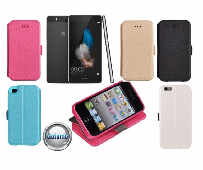 Slim Diary dėklai Huawei P8 Lite mobiliesiems telefonams www.gotamo.lt