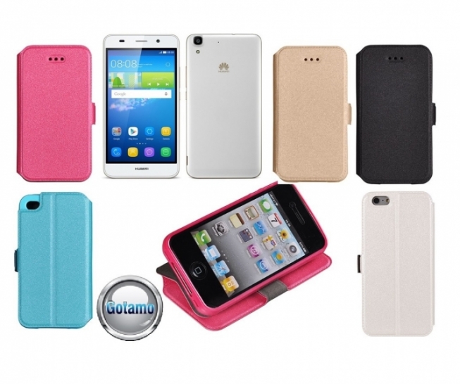 Slim Diary dėklai Huawei Y6 mobiliesiems telefonams www.gotamo.lt