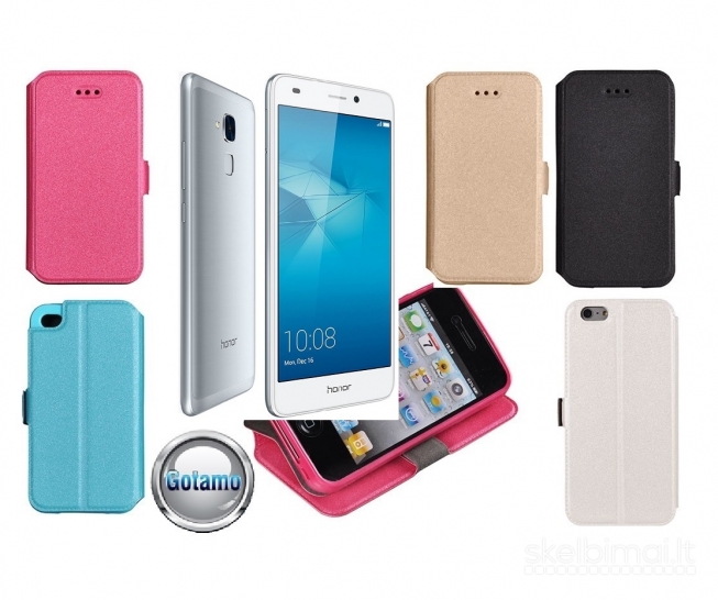 Slim Diary dėklai Huawei Honor 7 Lite mobiliesiems telefonams www.gotamo.lt