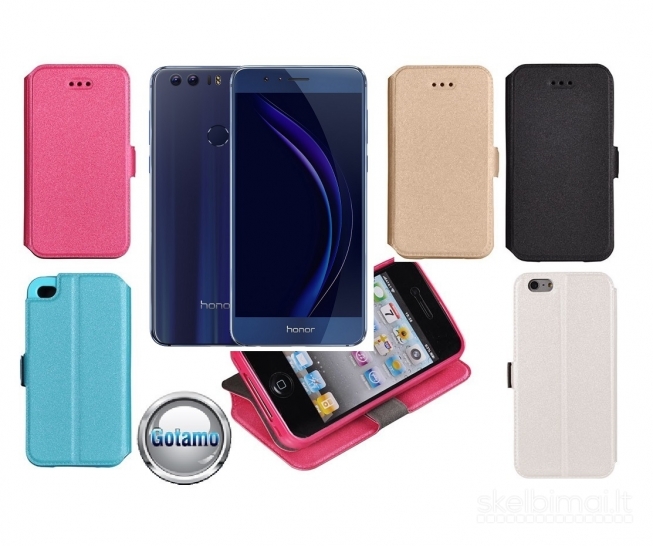 Slim Diary dėklai Huawei Honor 8 mobiliesiems telefonams www.gotamo.lt