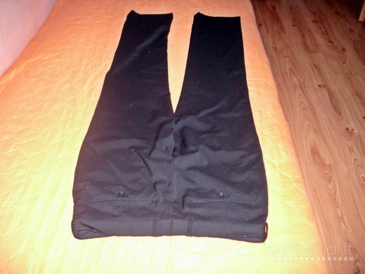 Juodos kostiuminės"Zara" kelnės su pamušalu