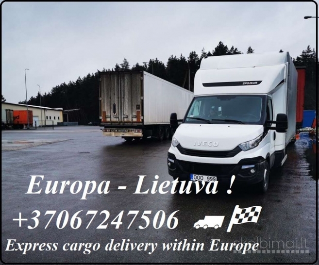 UAB VORIS gabena krovinius automobiliais iš ir į visas Europos