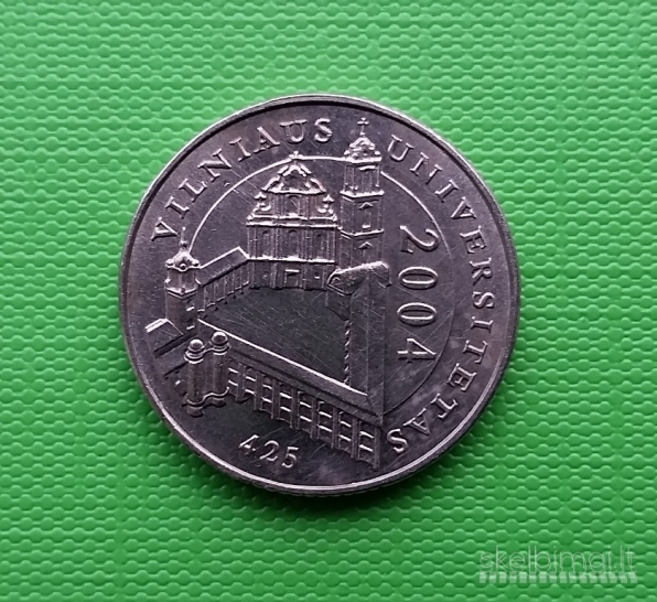 1 lito moneta skirta Vilniaus universiteto 425