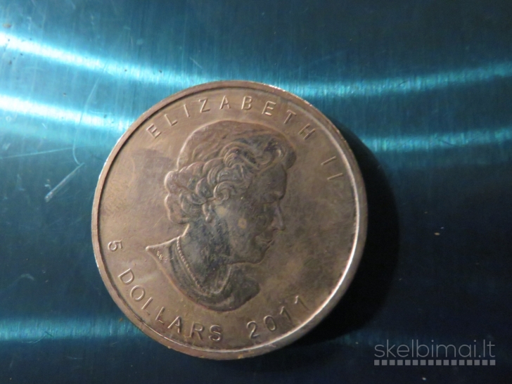 Kanados 5 sidabriniai doleriai (9999)