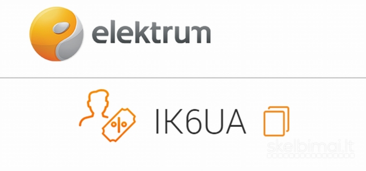 UAB Elektrum Lietuva rekomendacijos kodas: IK6UA