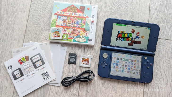 Žaidimų: New Nintendo 3ds XL 64gb + 49 žaidimai | Skelbimai.lt